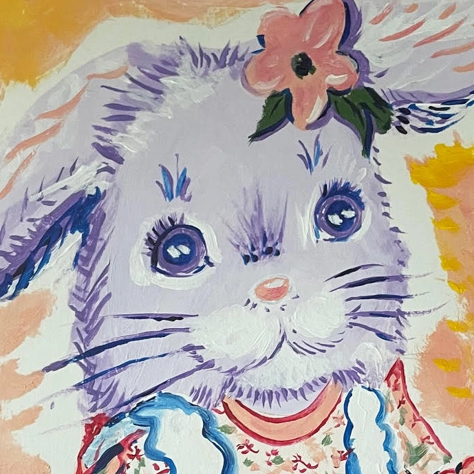 Happy Bunny painting